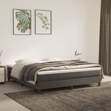 Pocket spring bed mattress Dark grey 160x200x20 cm