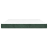 Pocket spring bed mattress Dark green 160x200x20 cm