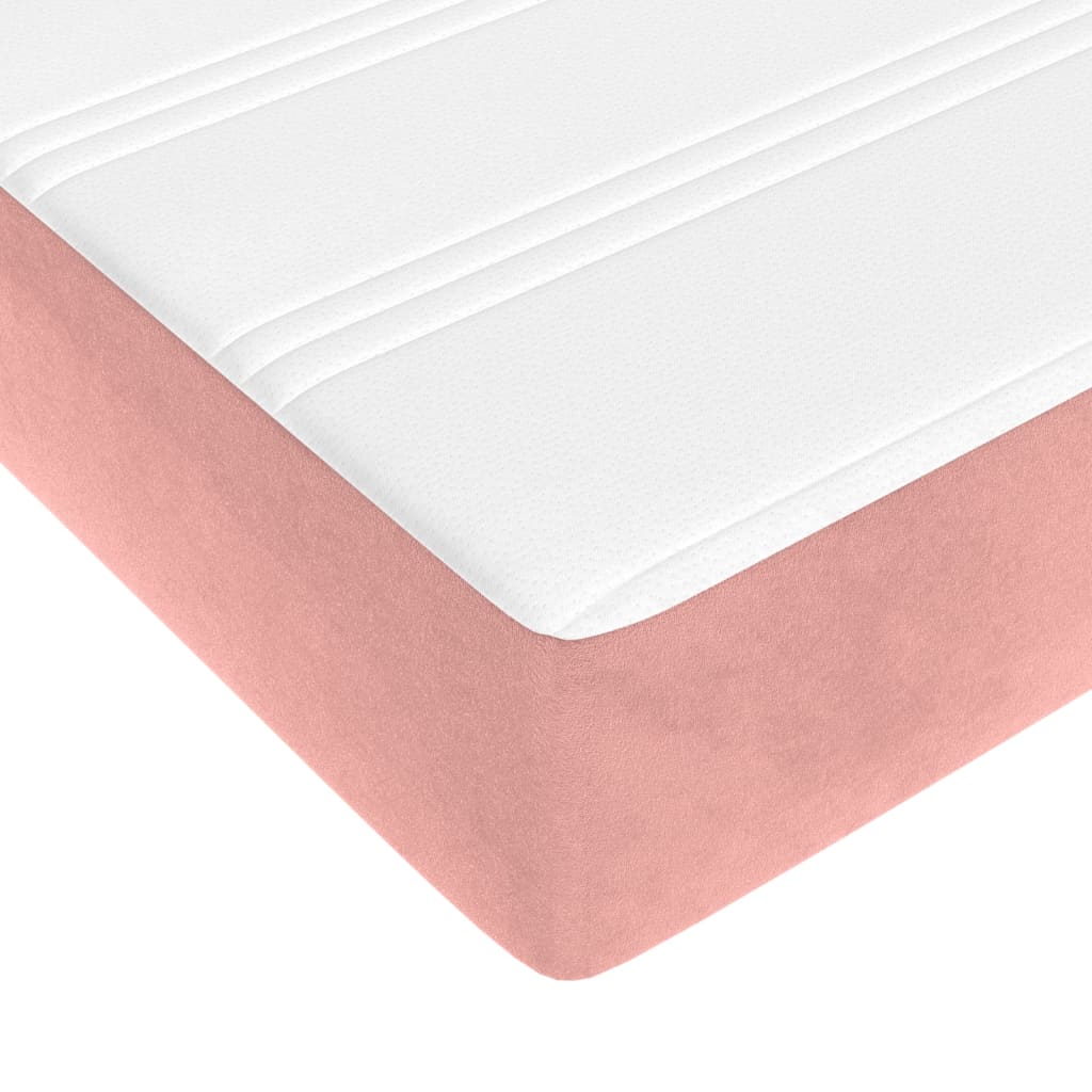 Pocket spring bed mattress Rose 160x200x20 cm Velvet