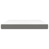 Pocket spring bed mattress Dark grey 180x200x20 cm