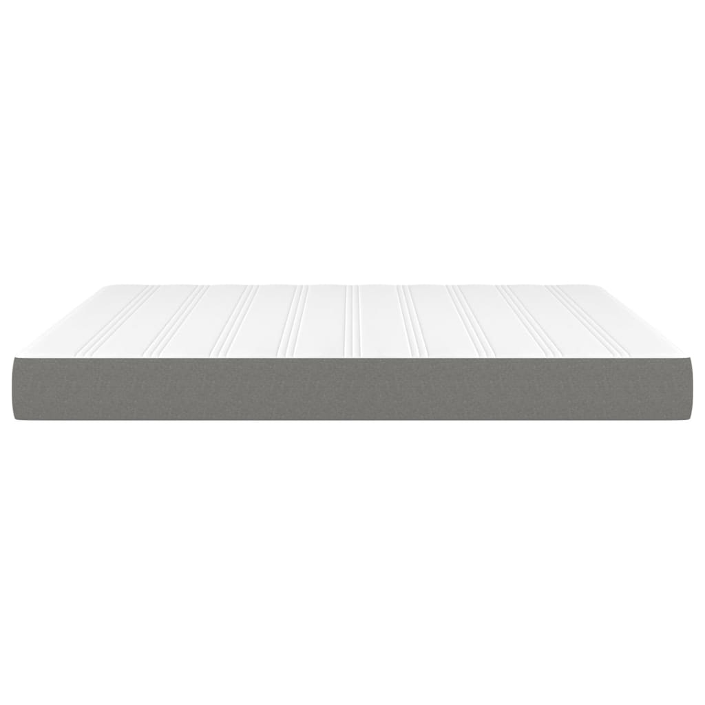 Pocket spring bed mattress Dark grey 180x200x20 cm