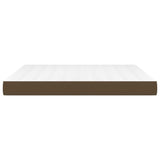 Pocket spring bed mattress Dark brown 180x200x20 cm