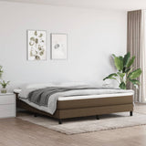 Pocket spring bed mattress Dark brown 180x200x20 cm