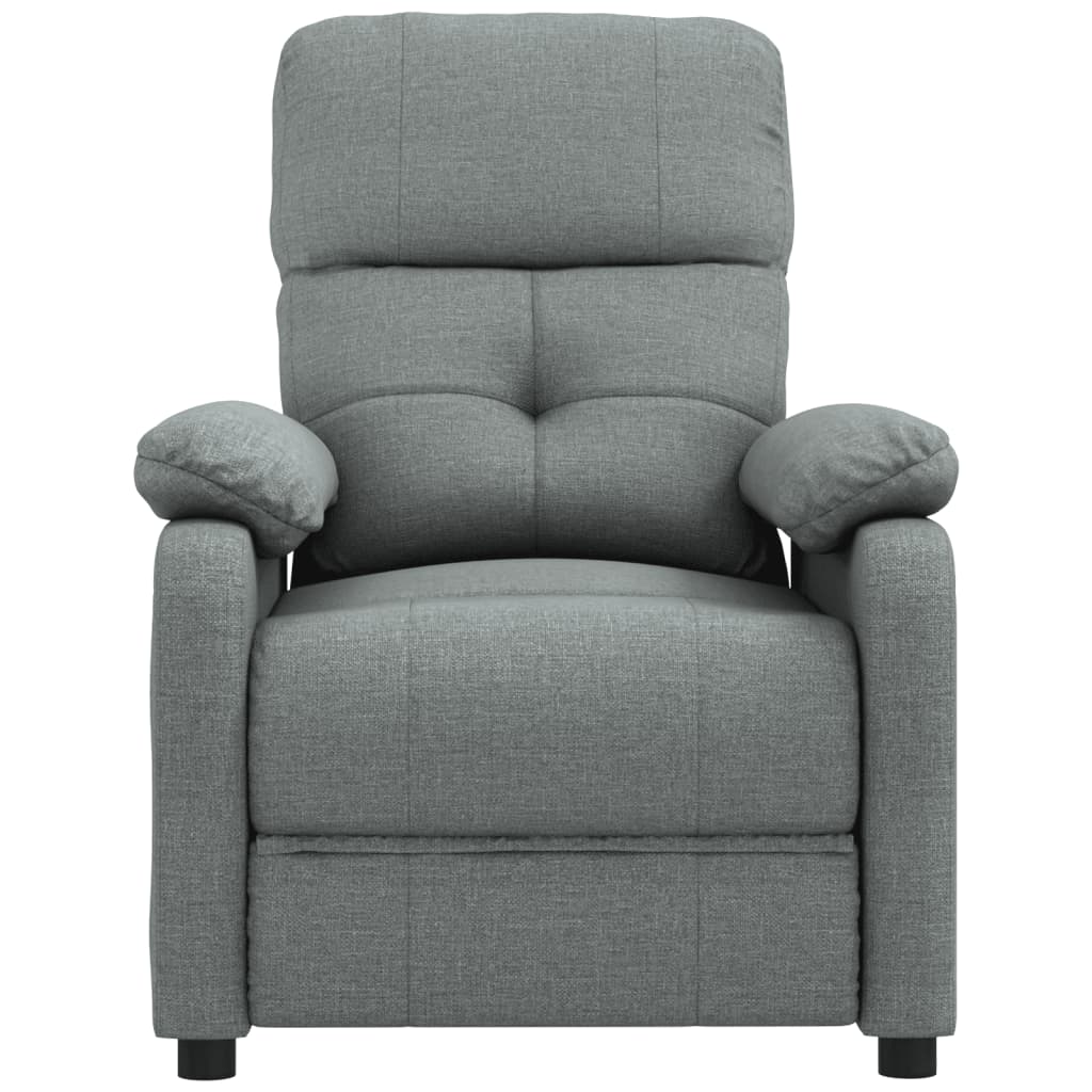 Fauteuil inclinable Gris foncé Tissu