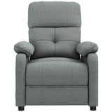 Fauteuil inclinable Gris foncé Tissu