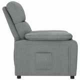 Fauteuil inclinable Gris foncé Tissu