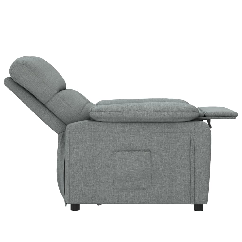 Fauteuil inclinable Gris foncé Tissu