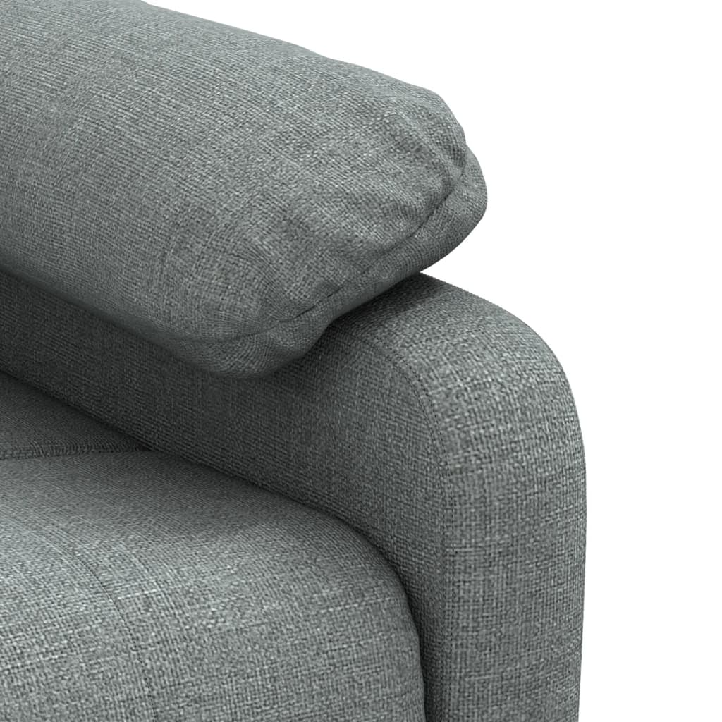 Fauteuil inclinable Gris foncé Tissu