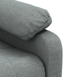 Fauteuil inclinable Gris foncé Tissu