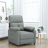 Fauteuil inclinable Gris foncé Tissu