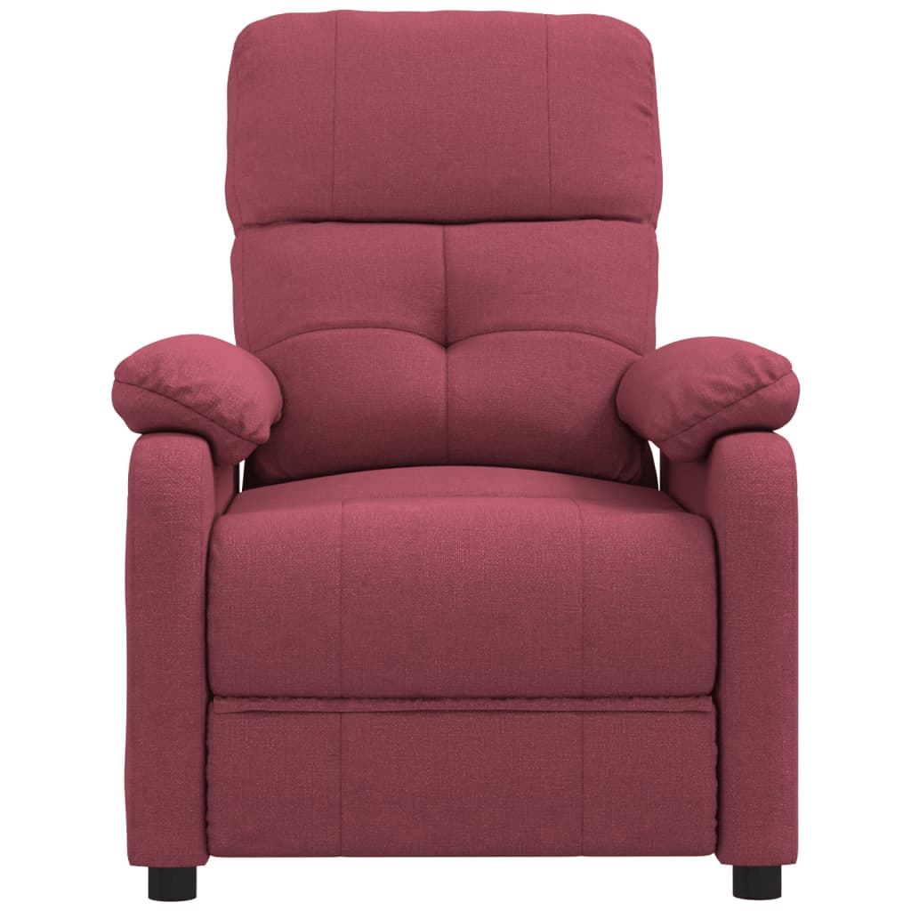 Fauteuil inclinable Rouge bordeaux Tissu