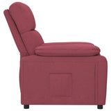 Fauteuil inclinable Rouge bordeaux Tissu