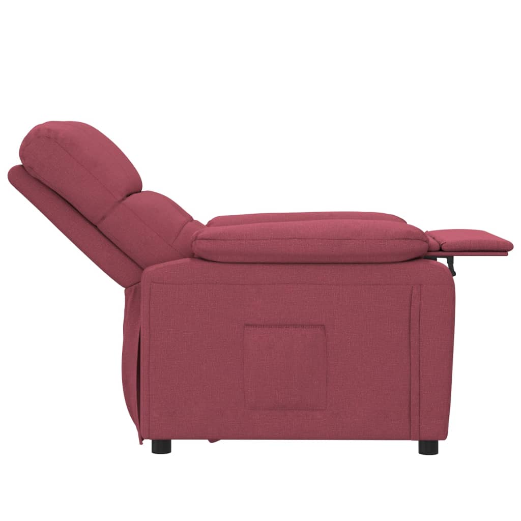 Fauteuil inclinable Rouge bordeaux Tissu