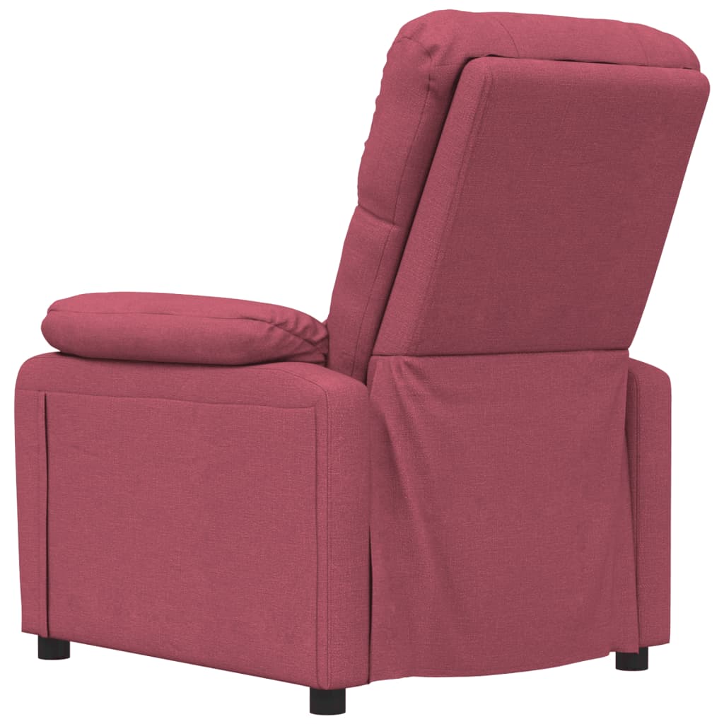 Fauteuil inclinable Rouge bordeaux Tissu