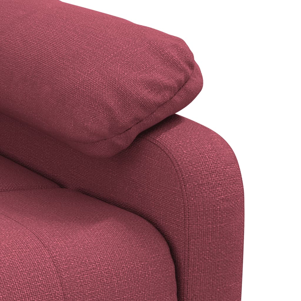 Fauteuil inclinable Rouge bordeaux Tissu