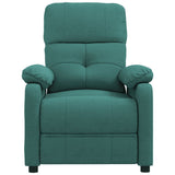 Fauteuil inclinable Vert foncé Tissu