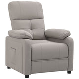 Fauteuil inclinable Taupe Tissu