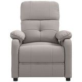 Fauteuil inclinable Taupe Tissu