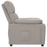 Fauteuil inclinable Taupe Tissu