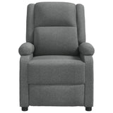 Fauteuil inclinable Gris foncé Tissu