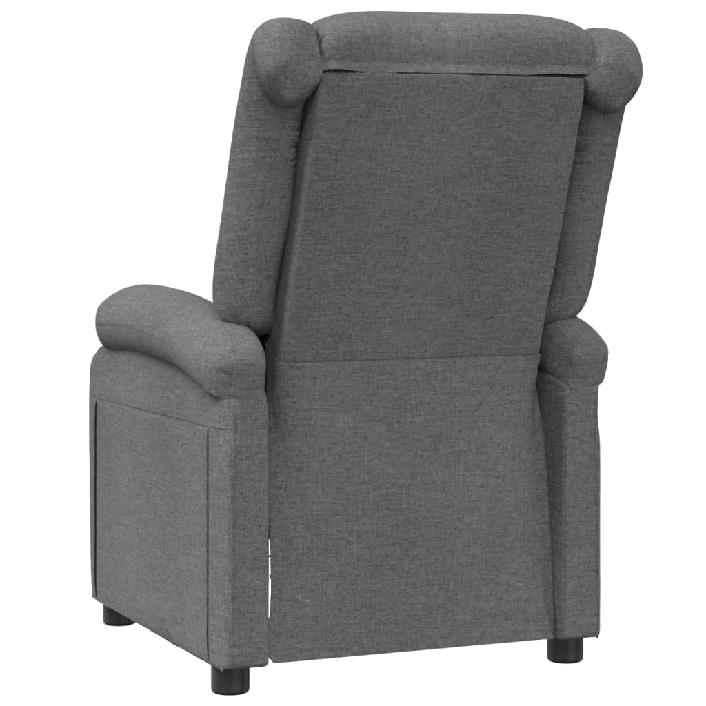 Fauteuil inclinable Gris foncé Tissu