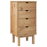 Commode OTTA 45x39x90 cm bois de pin massif