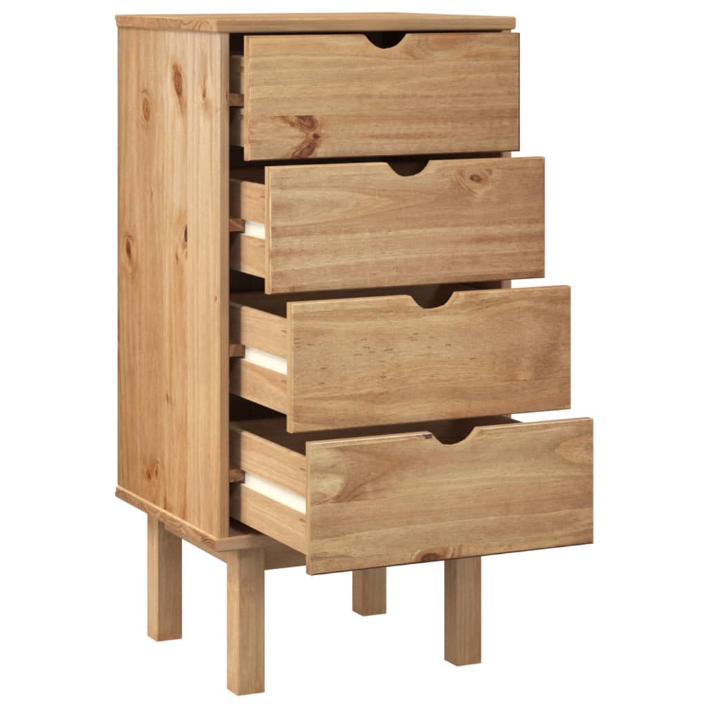 Commode OTTA 45x39x90 cm bois de pin massif