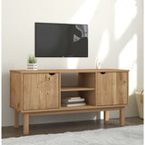 Meuble TV OTTA 113,5x43x57 cm Bois de pin massif