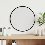 Miroir mural Noir Ø 30 cm Rond