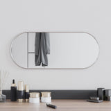 Miroir mural Argenté 60x25 cm Ovale