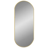 Wandspiegel Gold 70x30 cm Oval