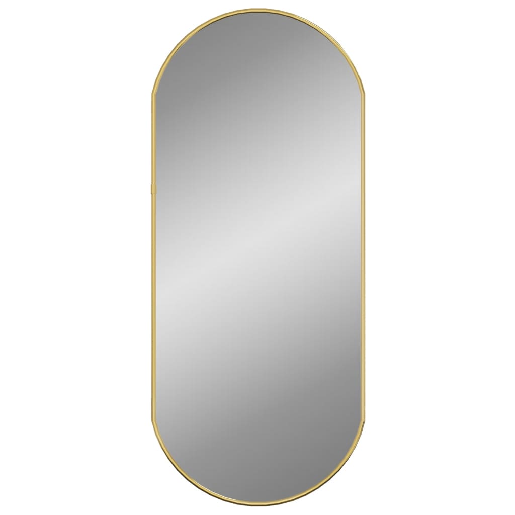 Wandspiegel Gold 70x30 cm Oval