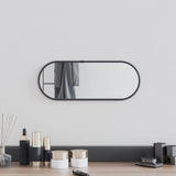 Miroir mural Noir 40x15 cm Ovale