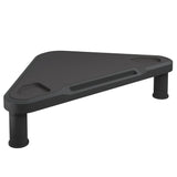 Support de moniteur d'angle Noir 49x28x10,5 cm