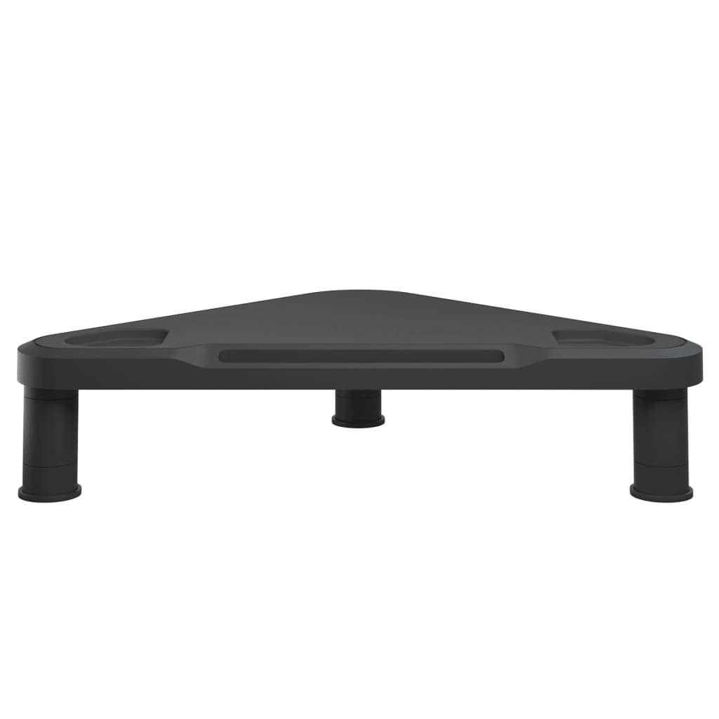 Support de moniteur d'angle Noir 49x28x10,5 cm