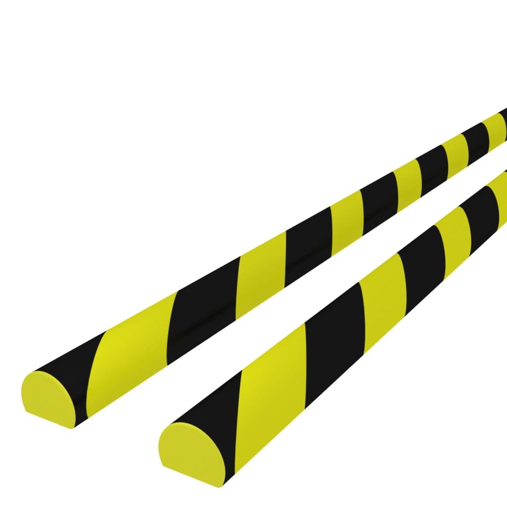 Corner Protectors 2 pcs Yellow and Black 4x3x100 cm PU