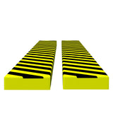 Corner Protectors 2 pcs Yellow and Black 6x2x101.5 cm PU