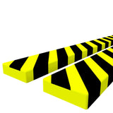 Corner Protectors 2 pcs Yellow and Black 6x2x101.5 cm PU