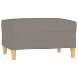 Repose-pied Taupe 70x55x41 cm Tissu