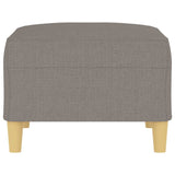 Repose-pied Taupe 70x55x41 cm Tissu