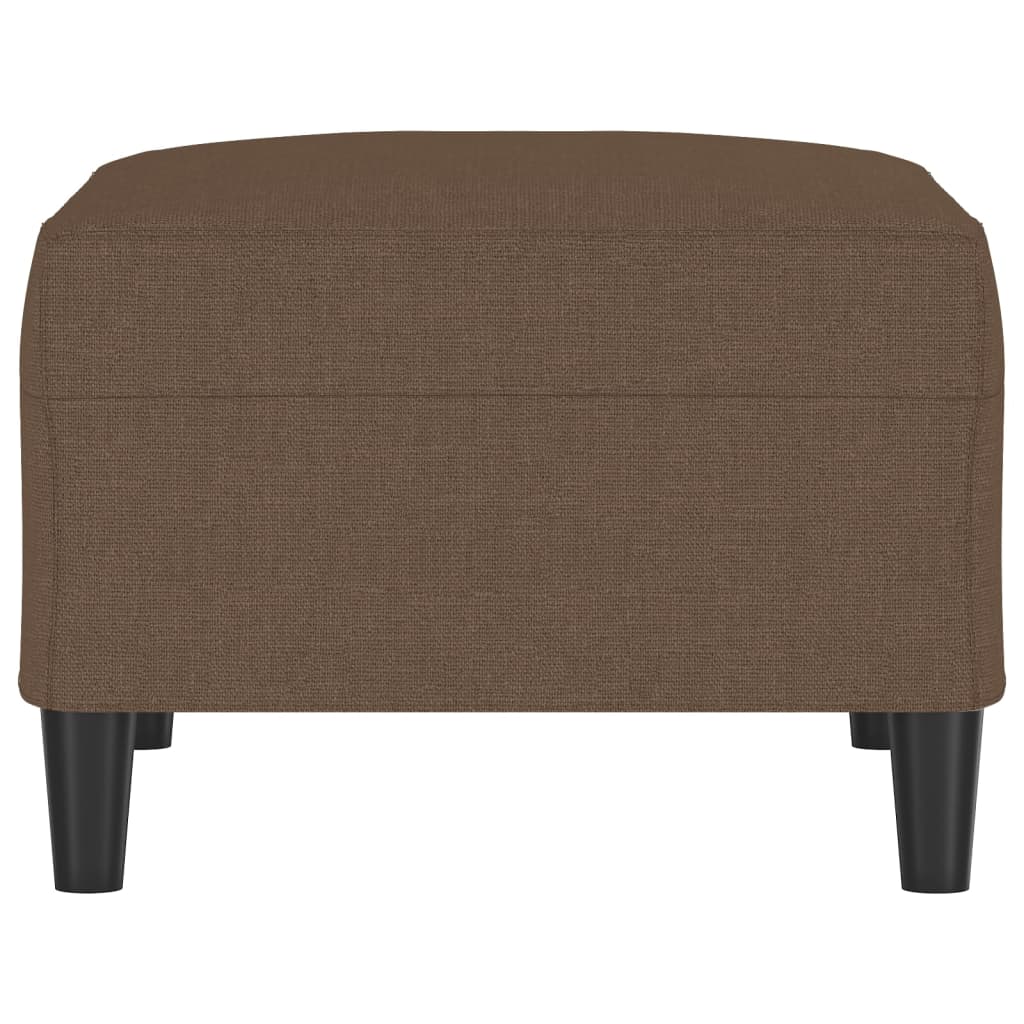 Repose-pied Marron 70x55x41 cm Tissu