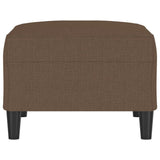 Repose-pied Marron 70x55x41 cm Tissu