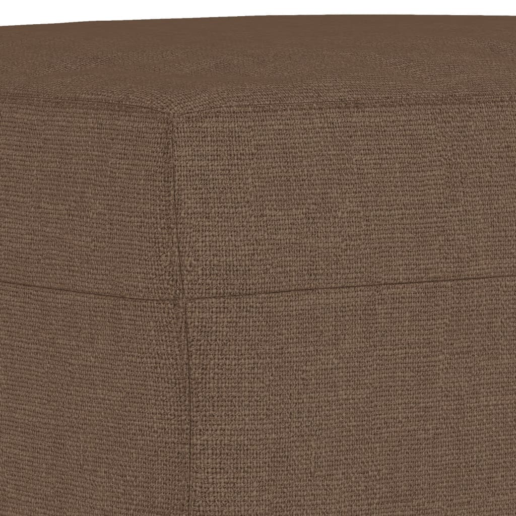 Repose-pied Marron 70x55x41 cm Tissu