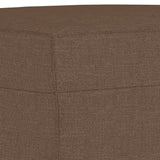 Repose-pied Marron 70x55x41 cm Tissu