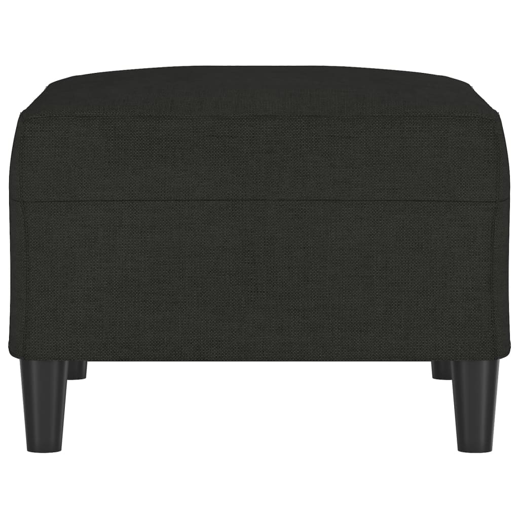 Fußhocker Schwarz 70x55x41 cm Stoff