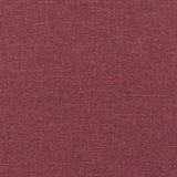 Repose-pied Rouge bordeaux 70x55x41 cm Tissu