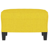 Repose-pied Jaune clair 60x50x41 cm Tissu