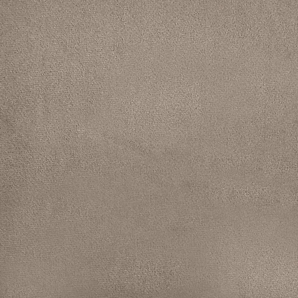 Repose-pied Taupe 60x50x41 cm Tissu microfibre