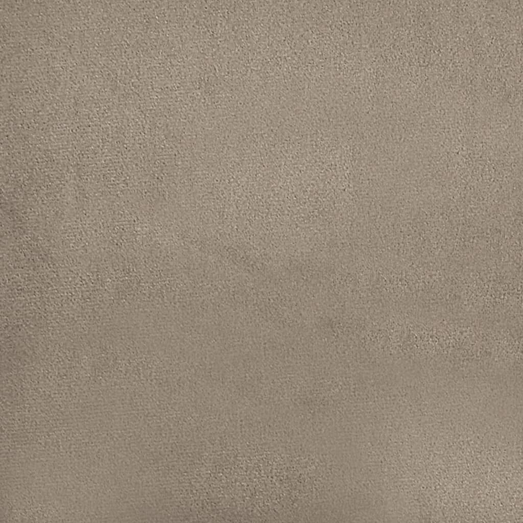 Repose-pied Taupe 70x55x41 cm Tissu microfibre