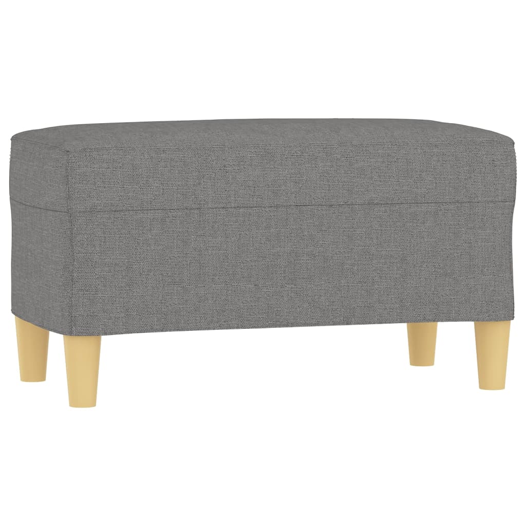 Banc Gris foncé 70x35x41 cm Tissu